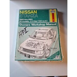 HAYNES NISSAN STANZA  1982 THROUGH 1983 OWNERS WORKSHOP MANUAL Used